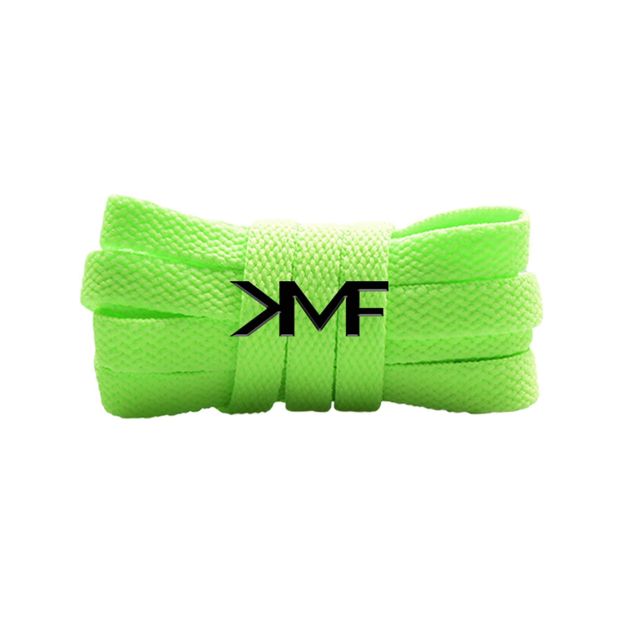 Neon Green Premium Classic Flat Shoelaces