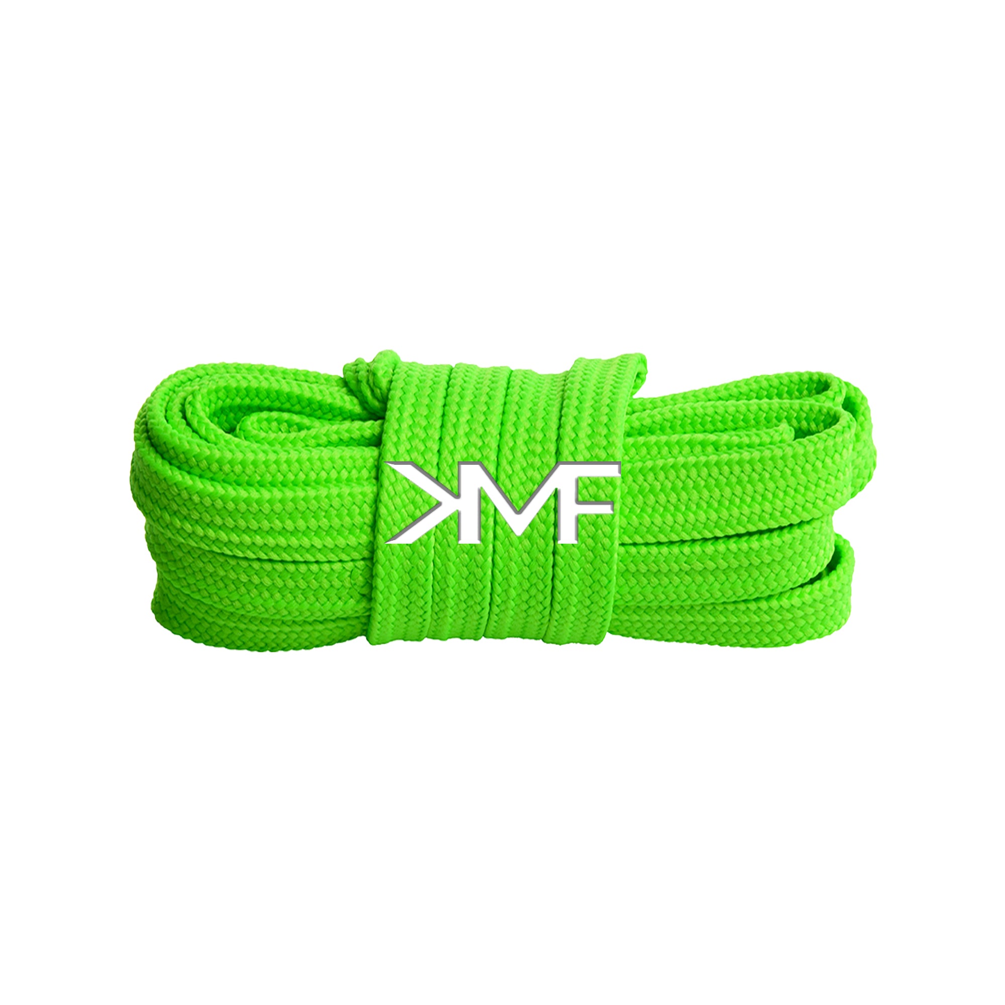Neon Green KMF x Bloomingdales Flat Shoelaces