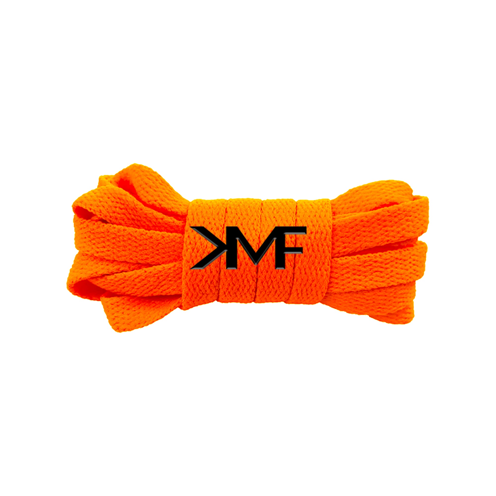 Neon Orange Classic Flat Shoelaces