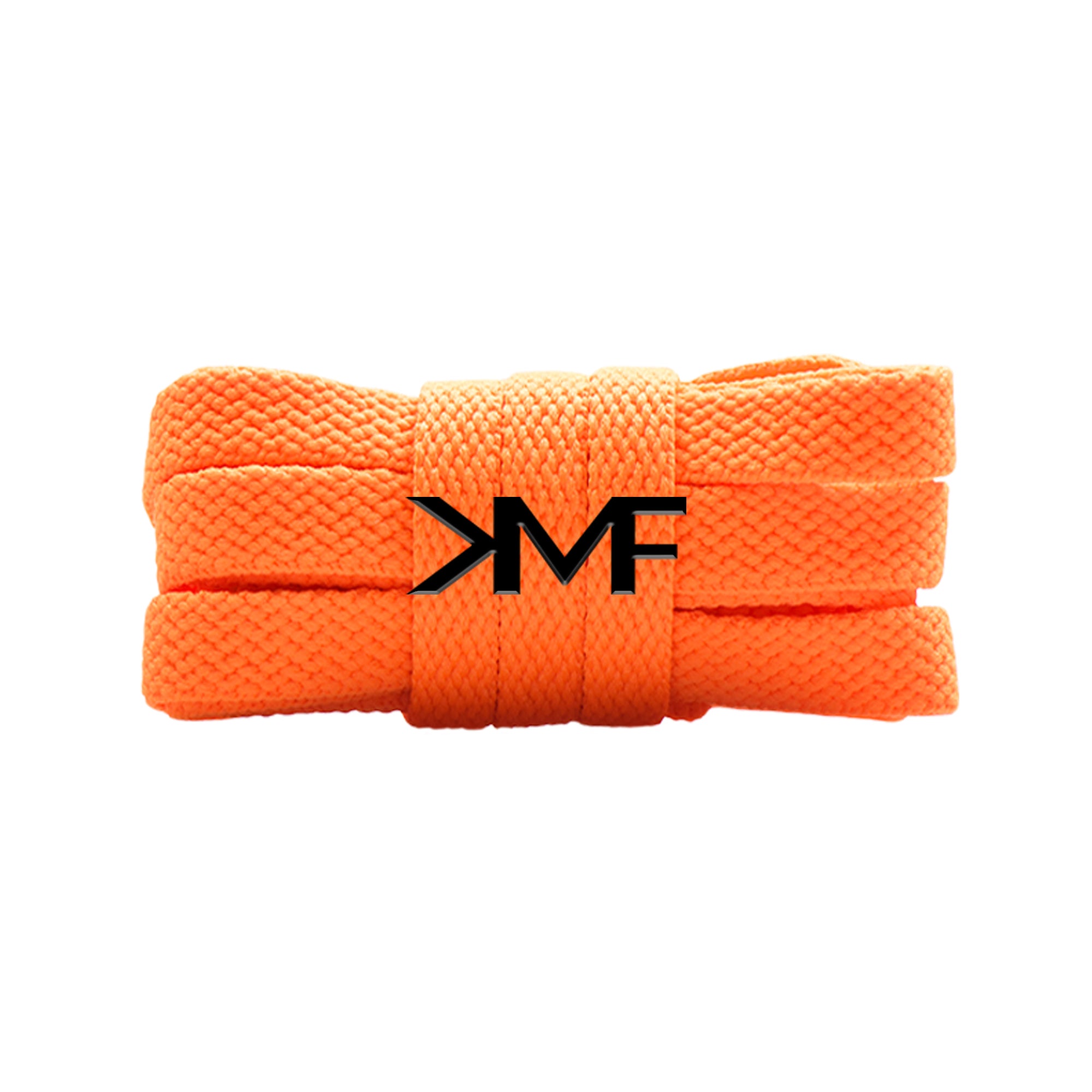 Neon Orange Premium Classic Flat Shoelaces
