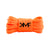 Neon Orange Slim Classic Flat Shoelaces