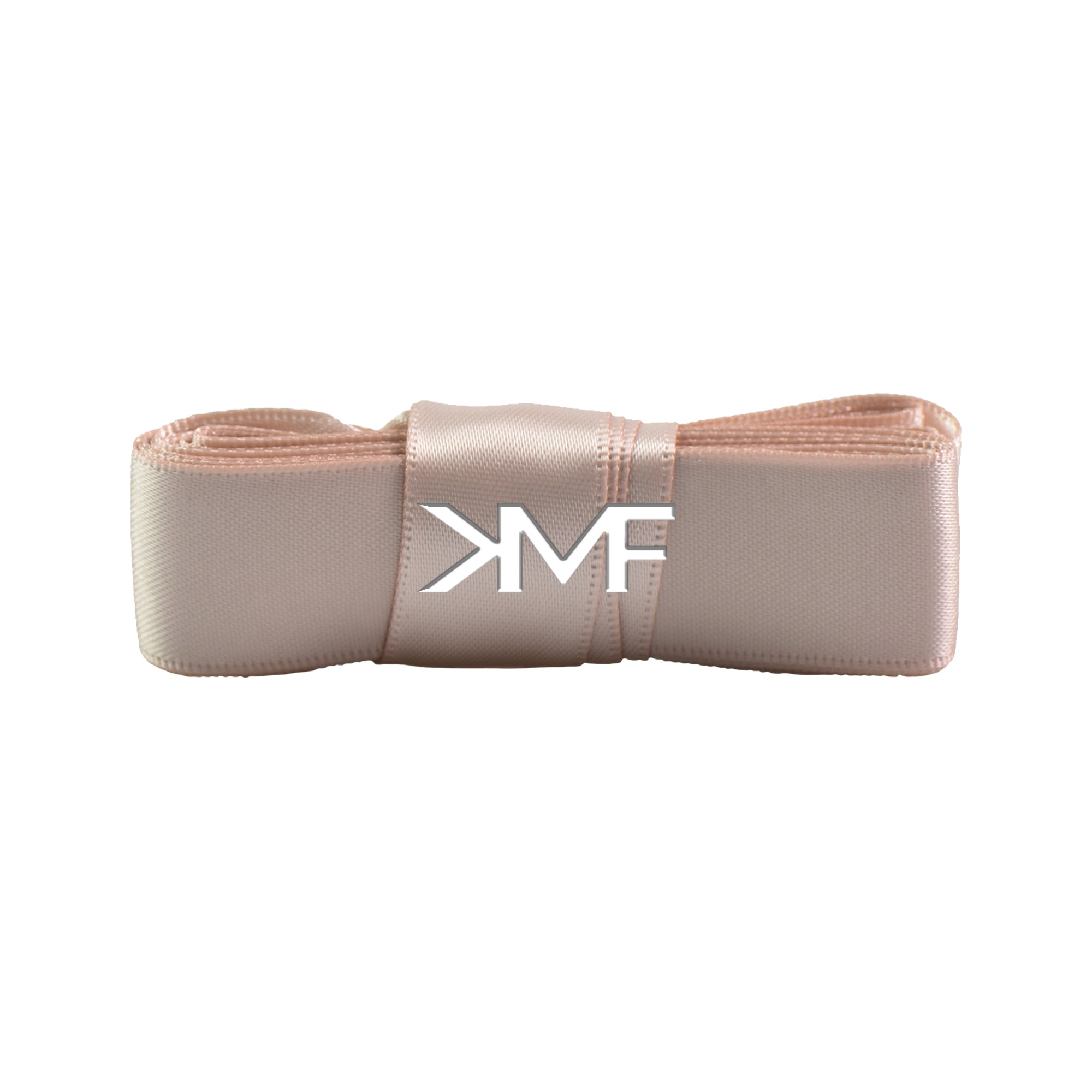 Nude Silk Ribbon Flat Shoelaces