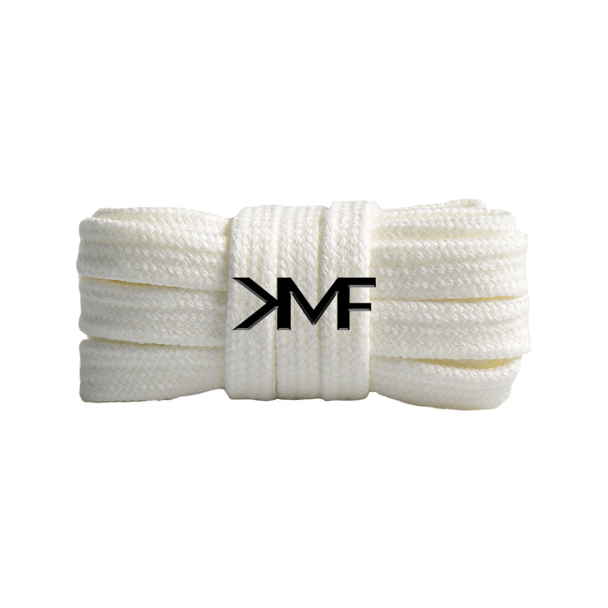 Off-white Cotton Flat Shoelaces