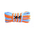 Orange Blue Tango Dual Tone Flat Shoelaces