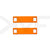 Orange Medium Classic Blank Dubraes