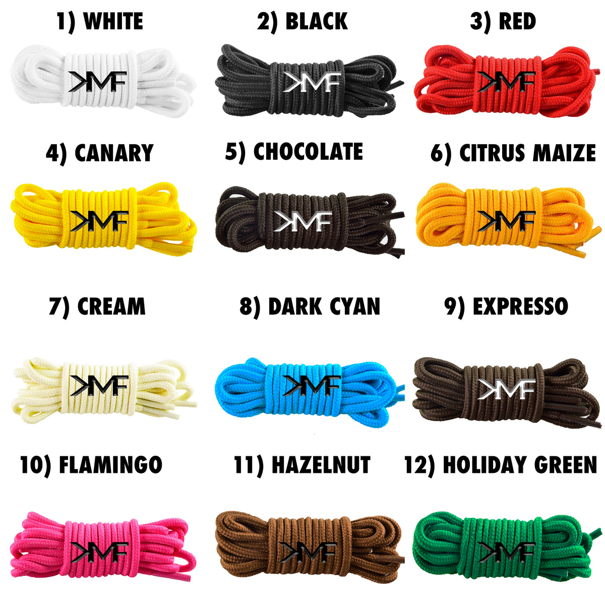 Thin Round Classic Shoelaces