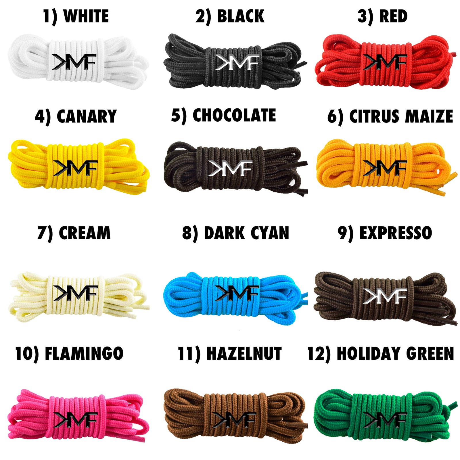 Thin Round Classic Shoelaces