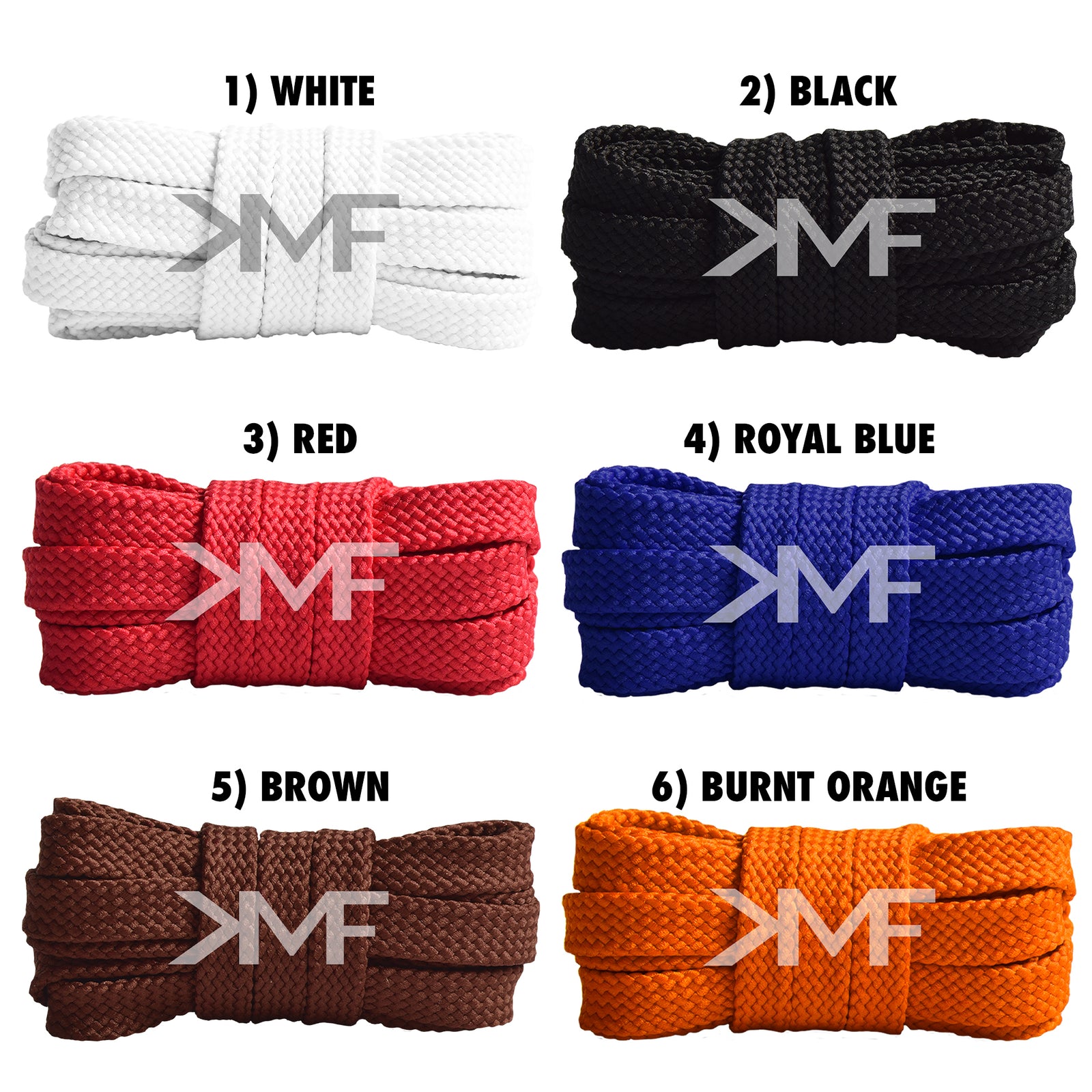 Flat Classic Double Threaded Shoelaces