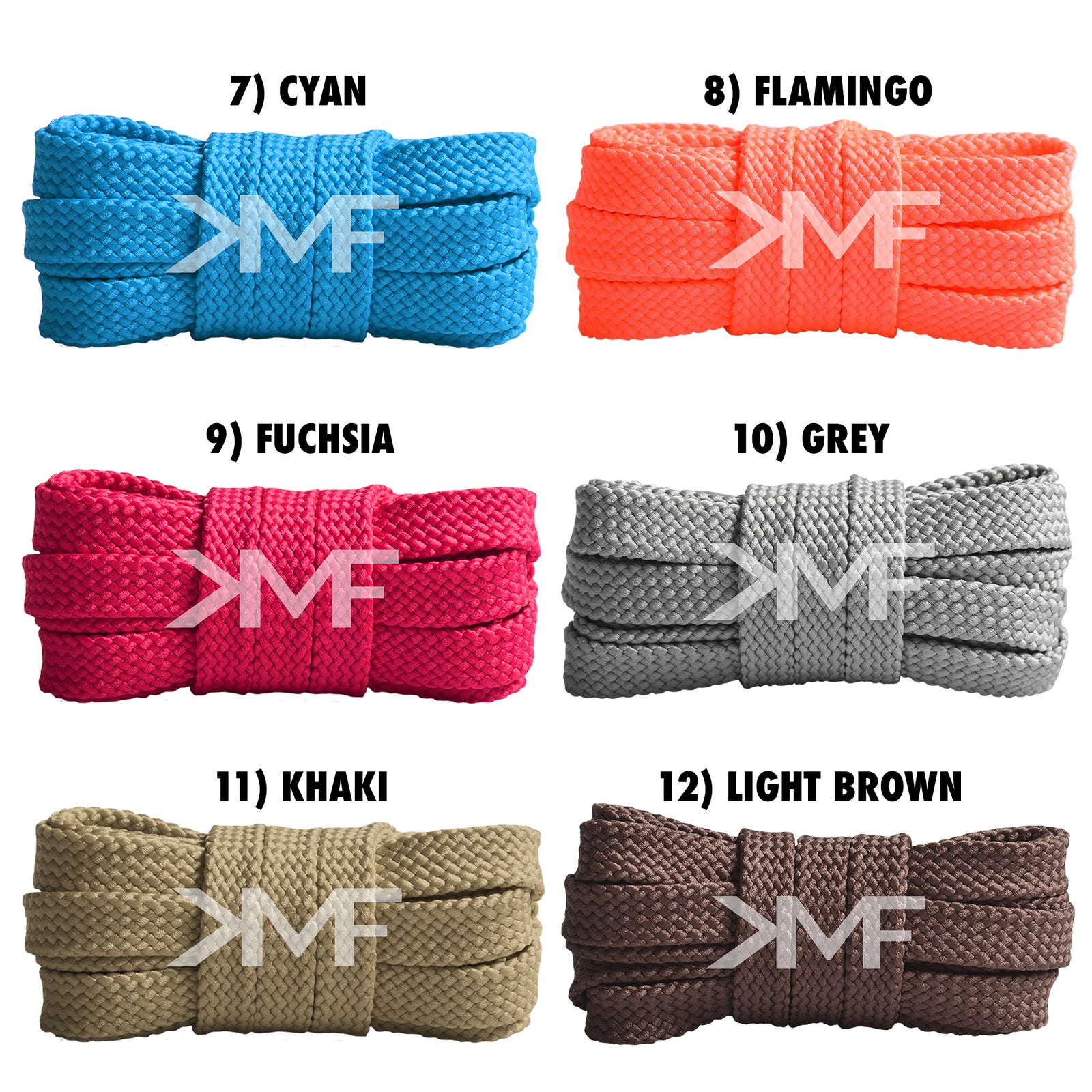 Flat Classic Double Threaded Shoelaces