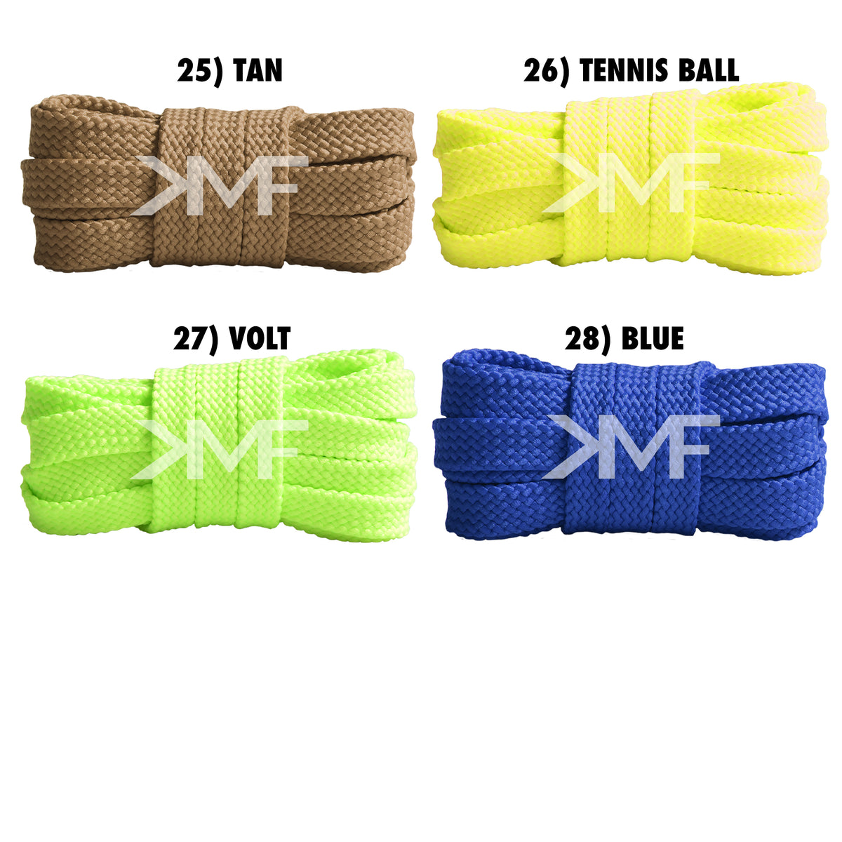 Flat Classic Double Threaded Shoelaces