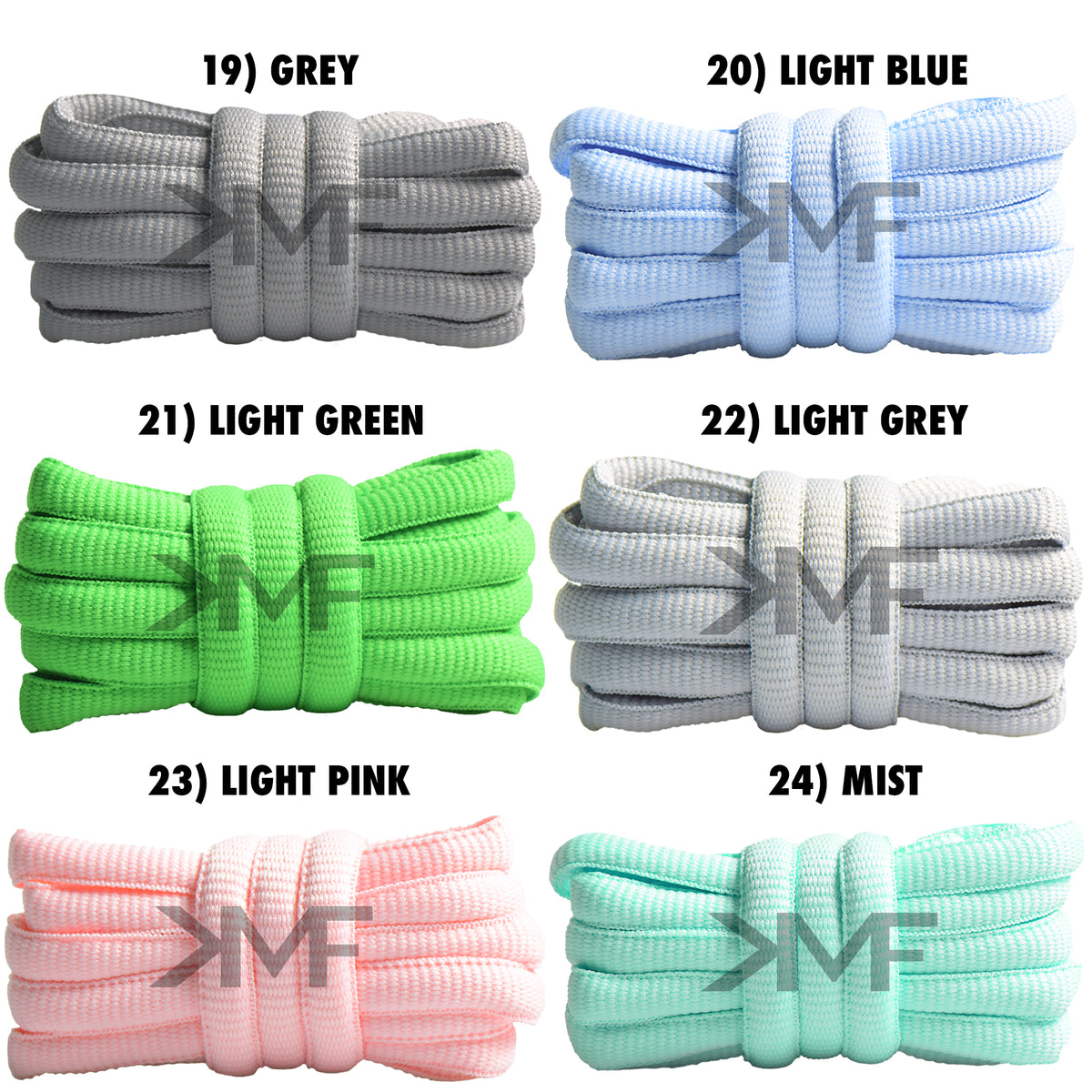 Thick Oval Shoelaces
