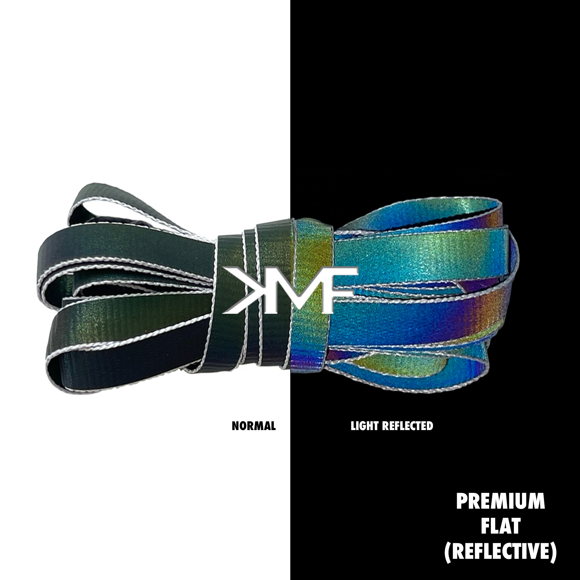 Limited Edition Reflective Flat Shoelaces