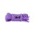 Purple Dragon Classic Thin Round Shoelaces