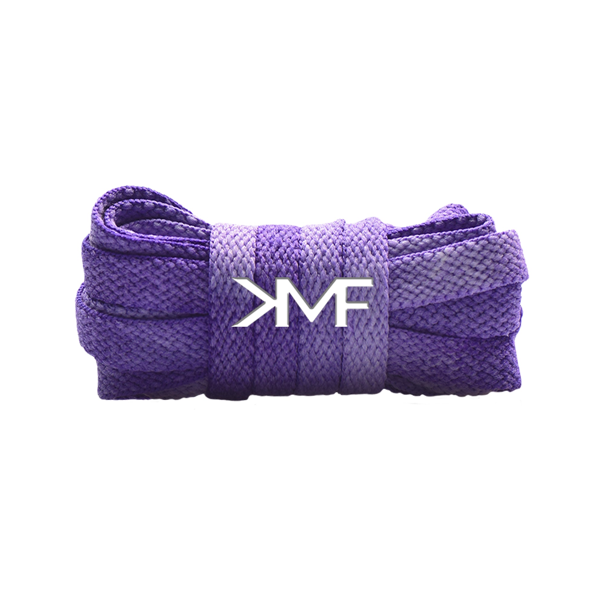 Purple Faded Flat Shoelaces