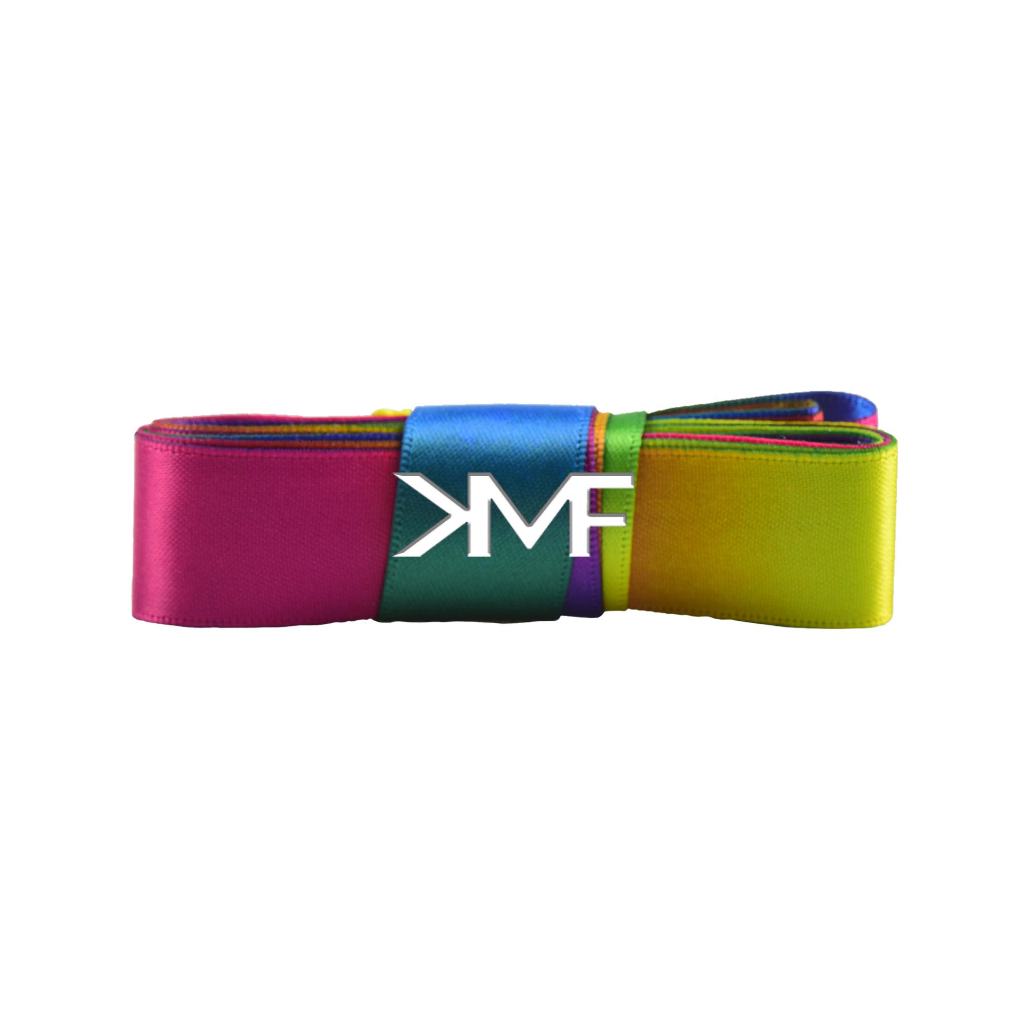 Rainbow Silk Ribbon Flat Shoelaces