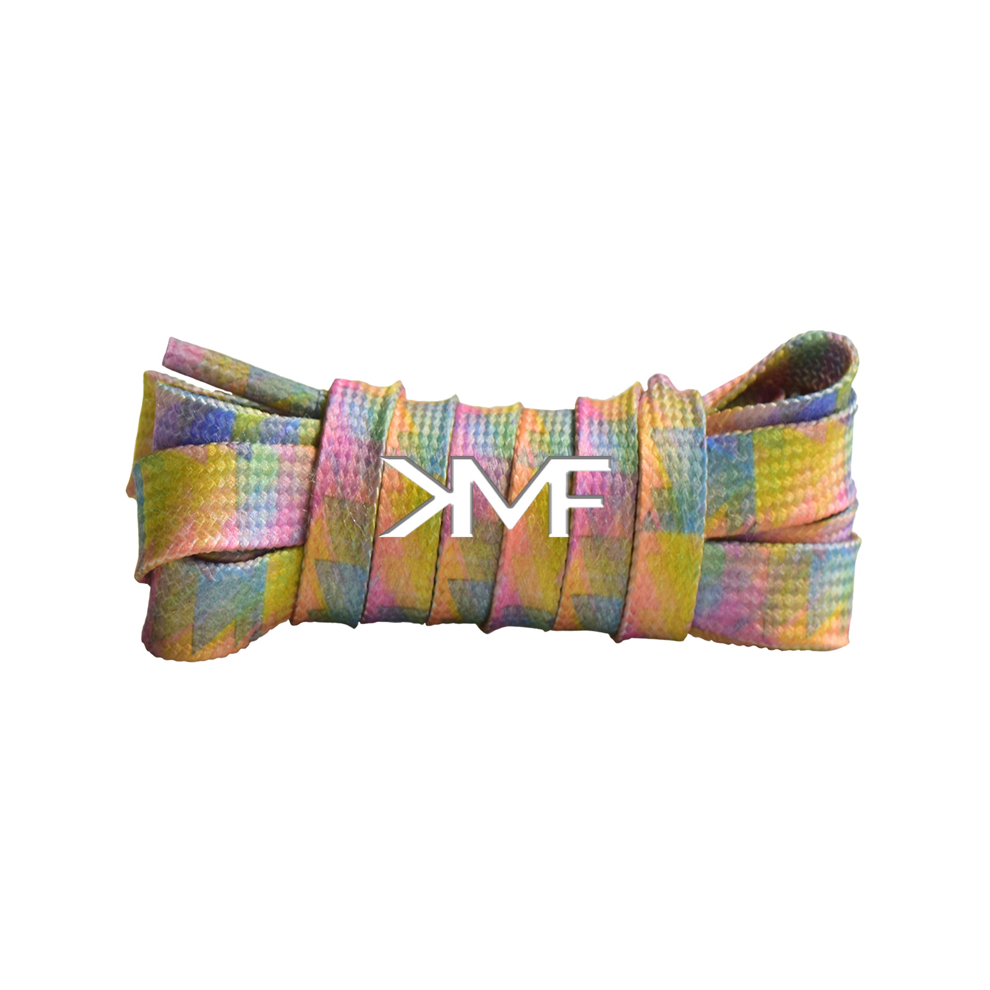 Rainbow Gradient Prism Premium Flat Shoelaces
