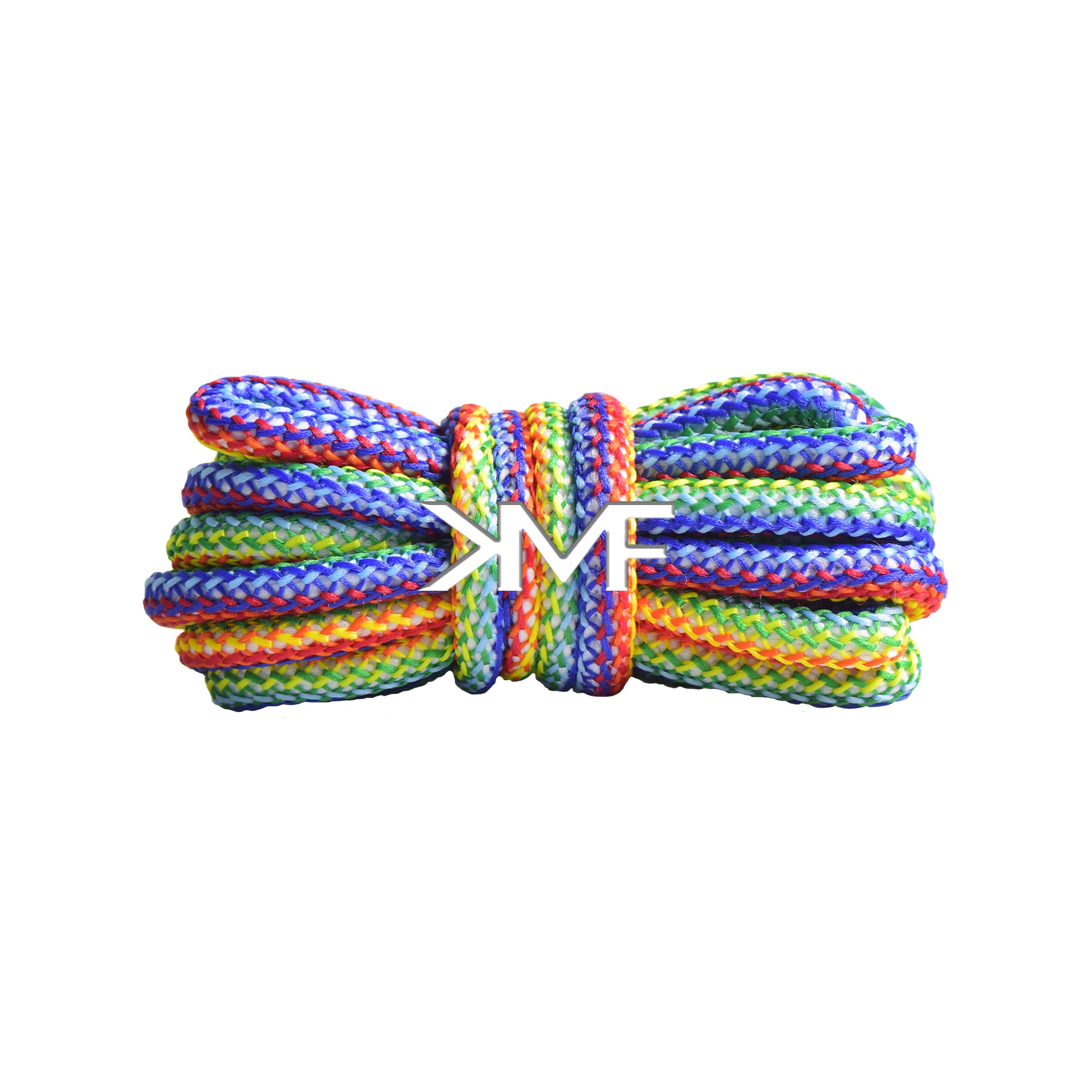 Rainbow Snake Knitted Rope Shoelaces