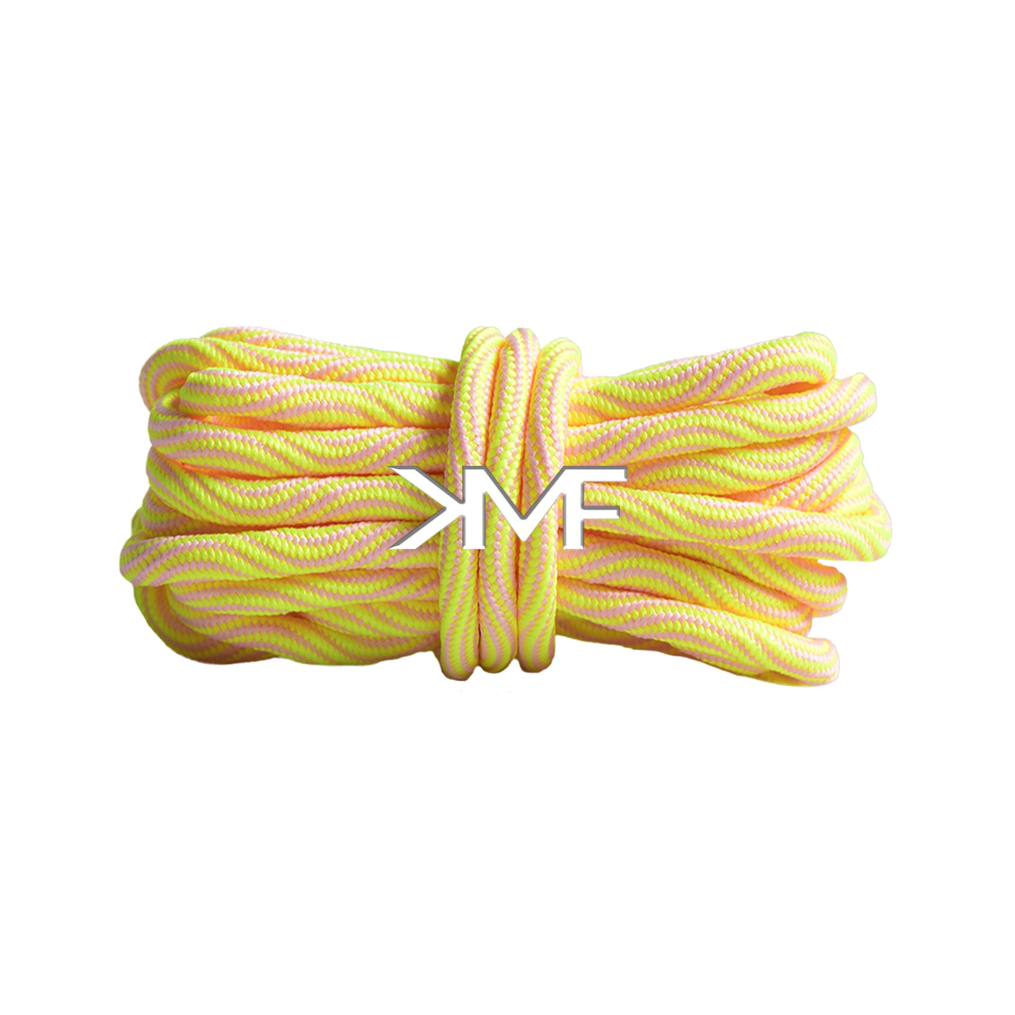 Raspberry Sunrise 3D Swirl Rope Shoelaces