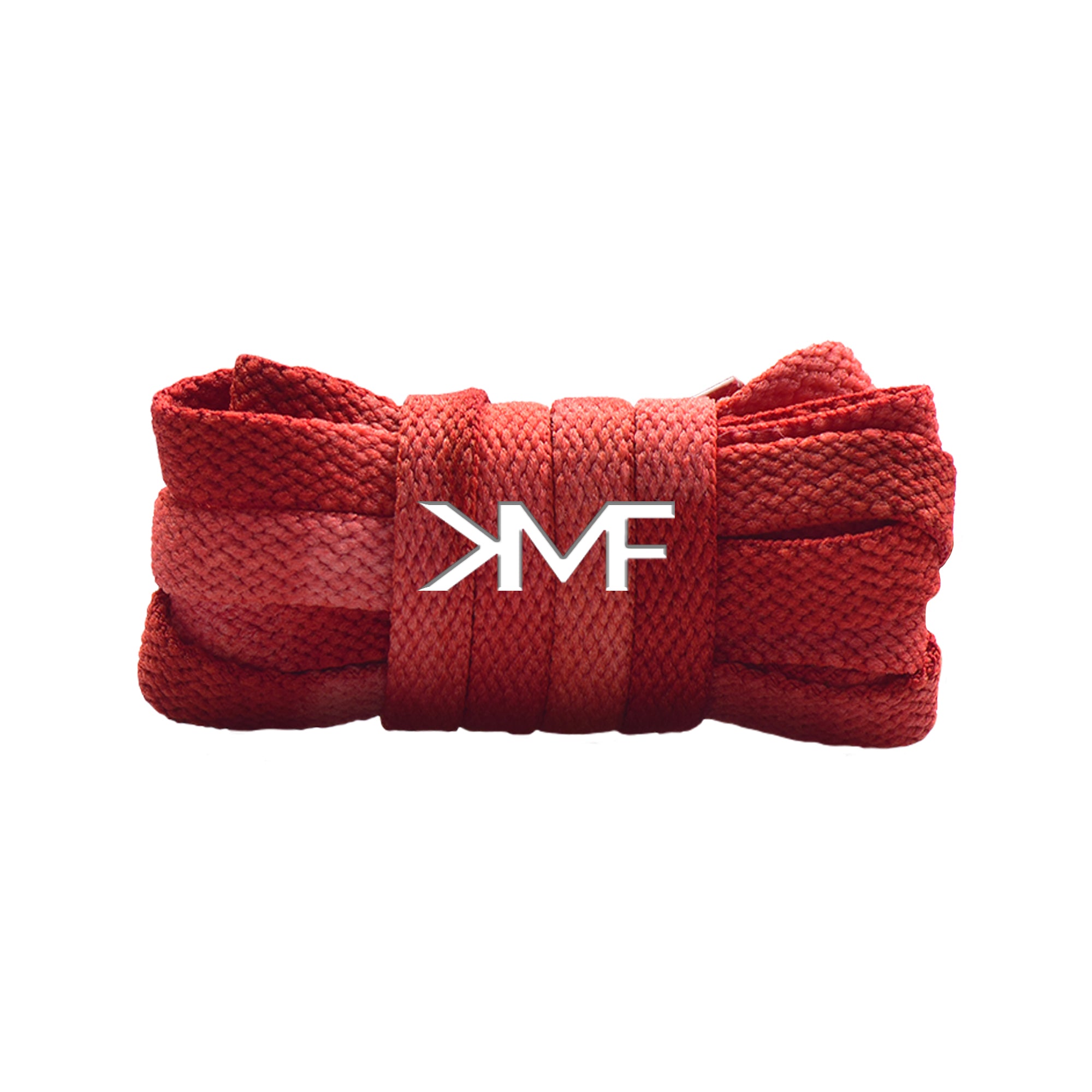 Red Faded Flat Shoelaces