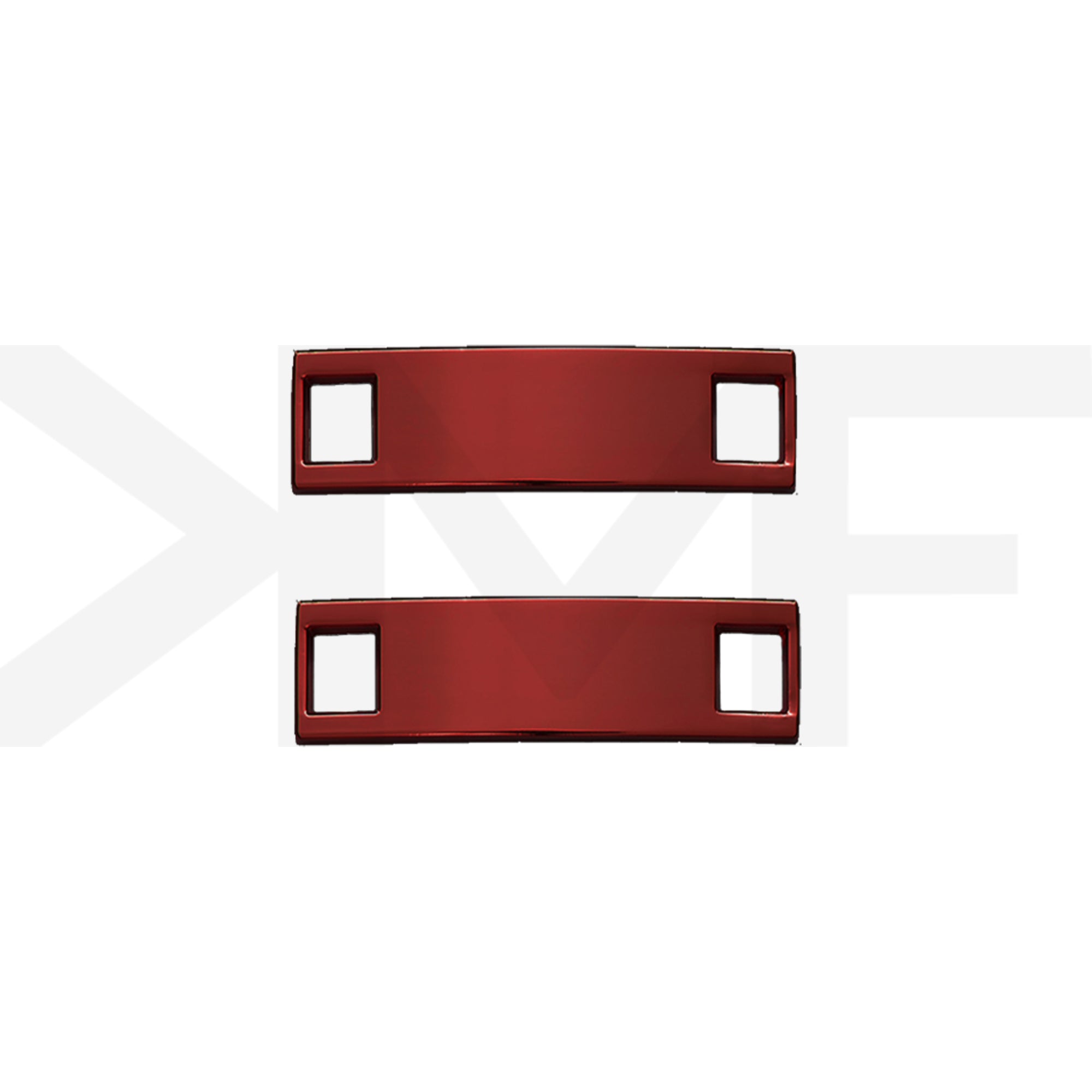 Deep Red Foil Medium Classic Blank Dubraes