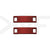Deep Red Foil Medium Classic Blank Dubraes