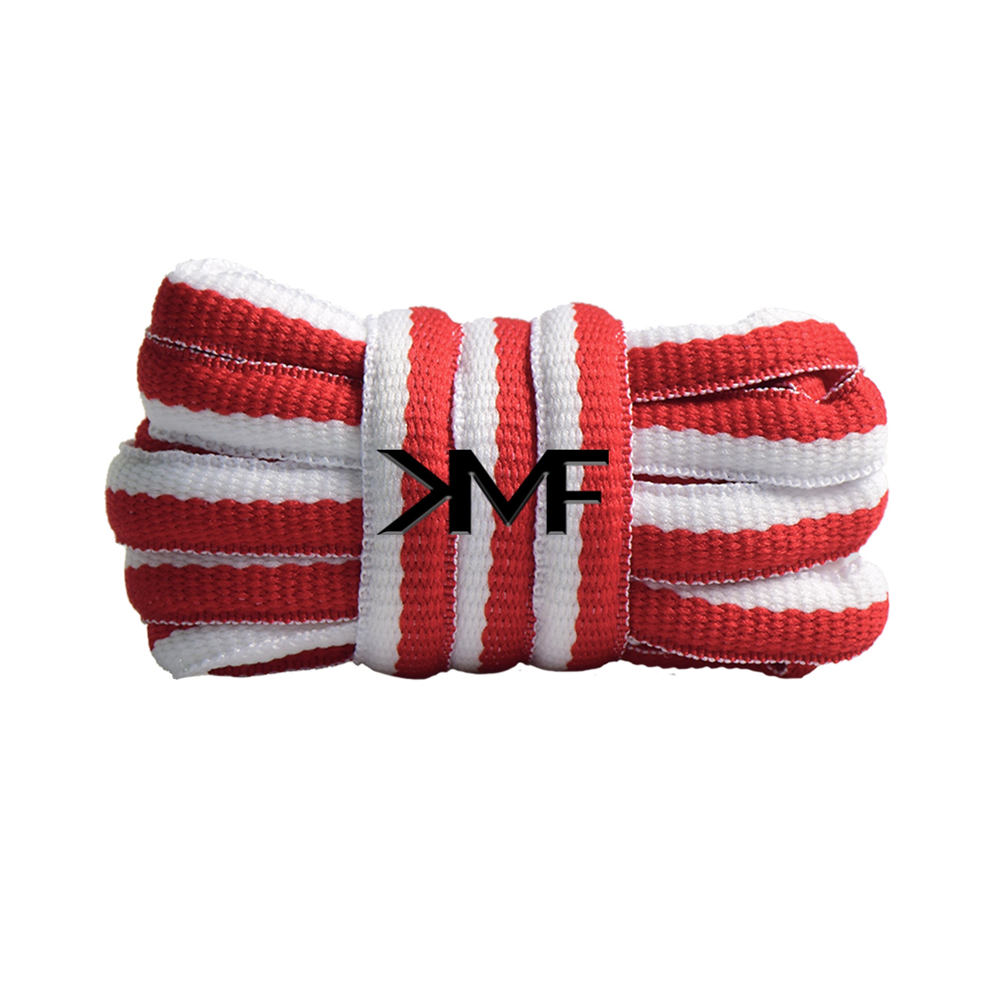 Red & White "Racer" Premium SB Dunk Oval Shoelaces