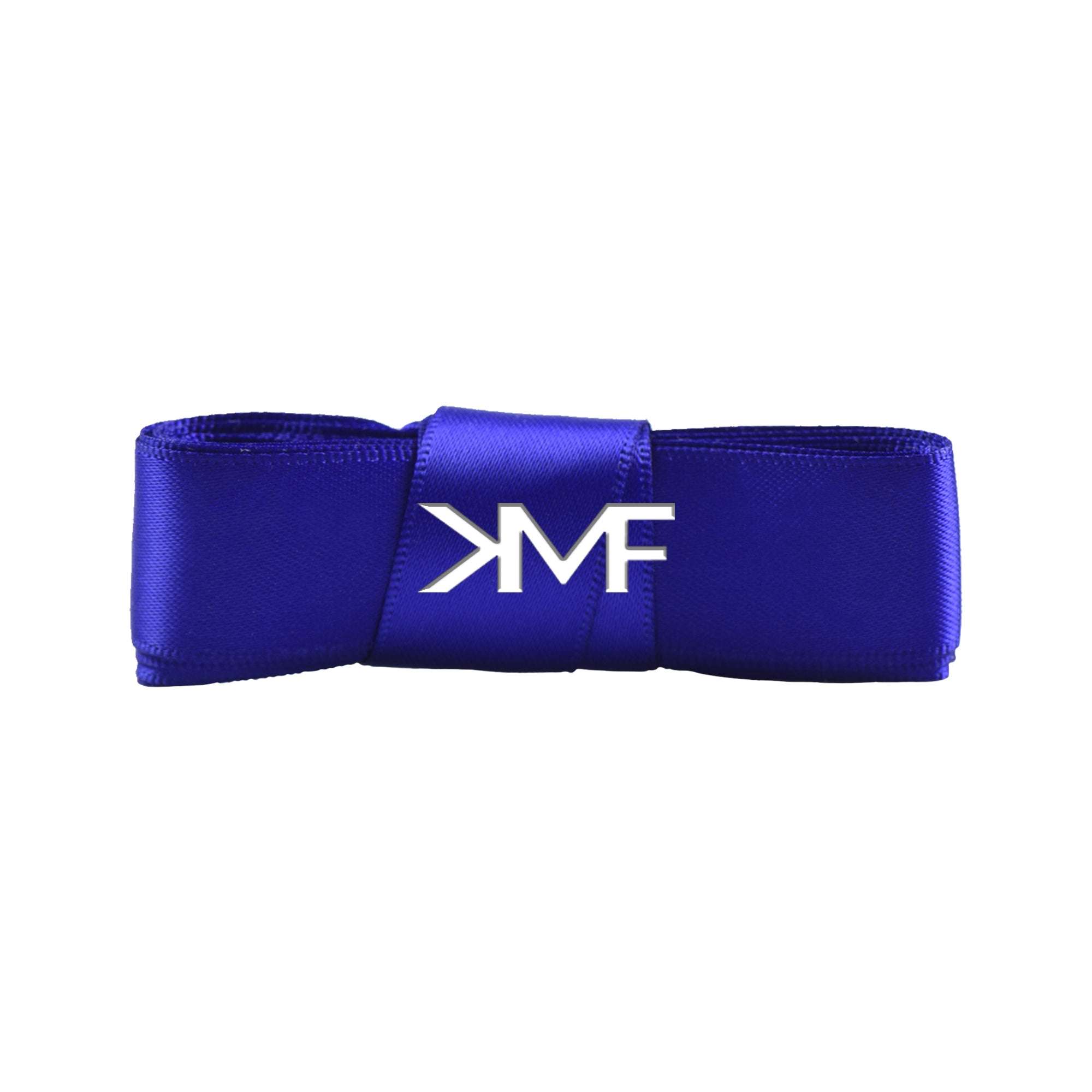 Royal Blue Silk Ribbon Flat Shoelaces