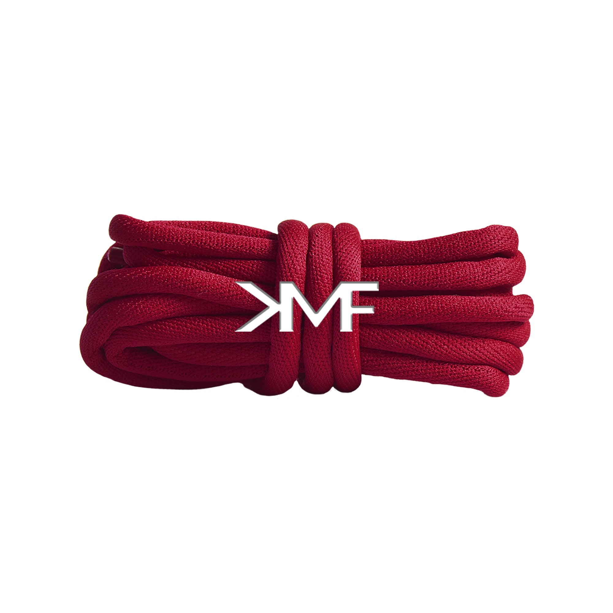 Ruby Red Tubular Soft Round Shoelaces
