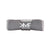 Silver Silk Ribbon Flat Shoelaces
