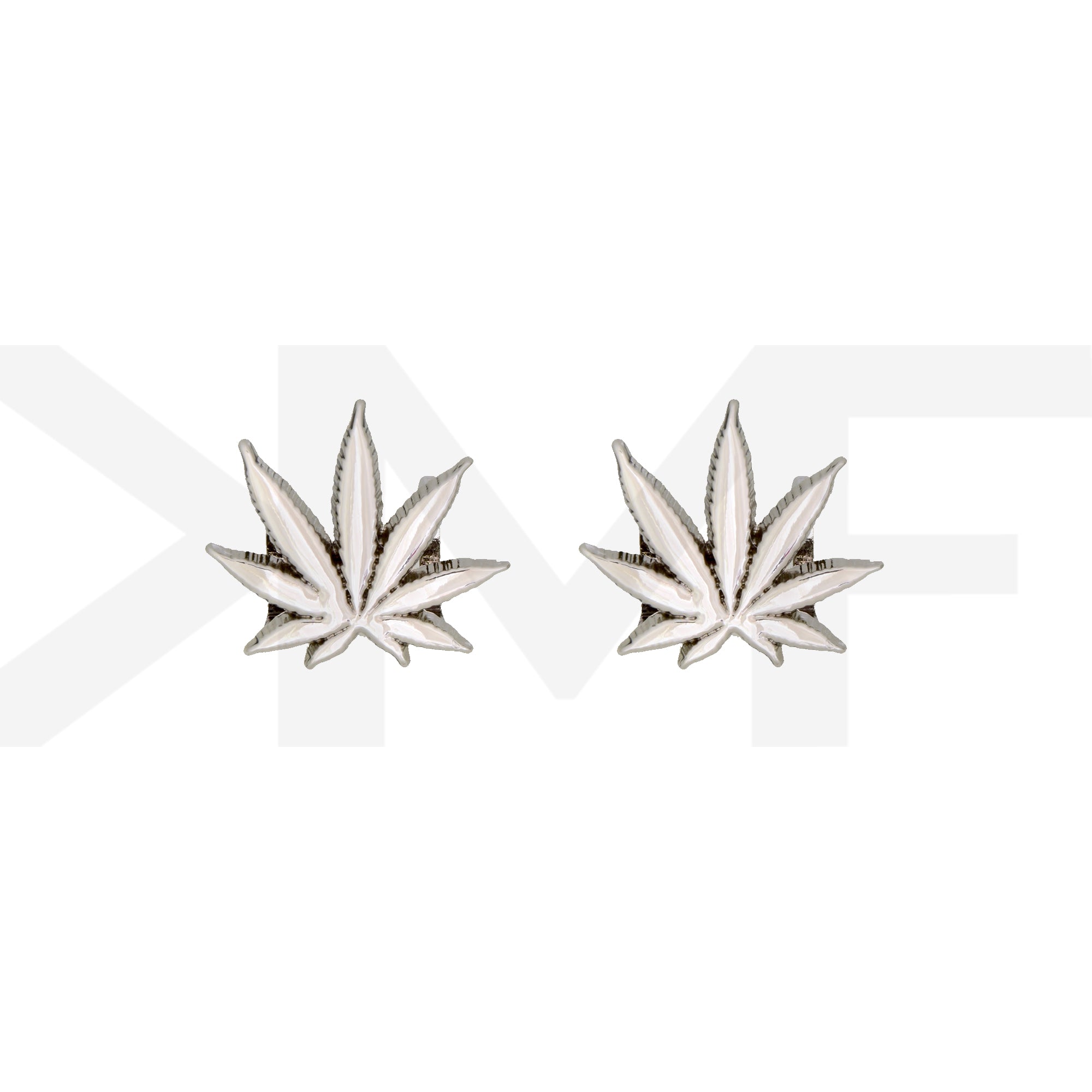 Silver Marijuana Leaf Dubraes