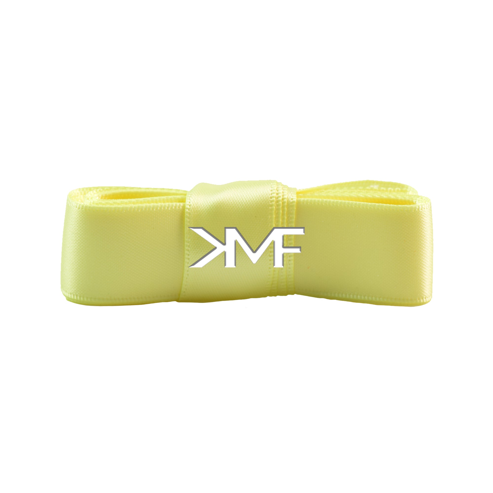 Soft Pale Yellow Silk Ribbon Flat Shoelaces