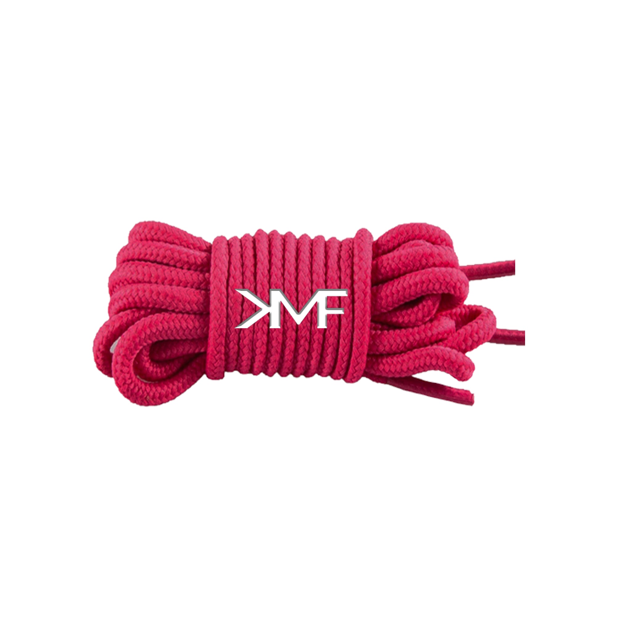 Solar Pink Classic Thin Round Shoelaces