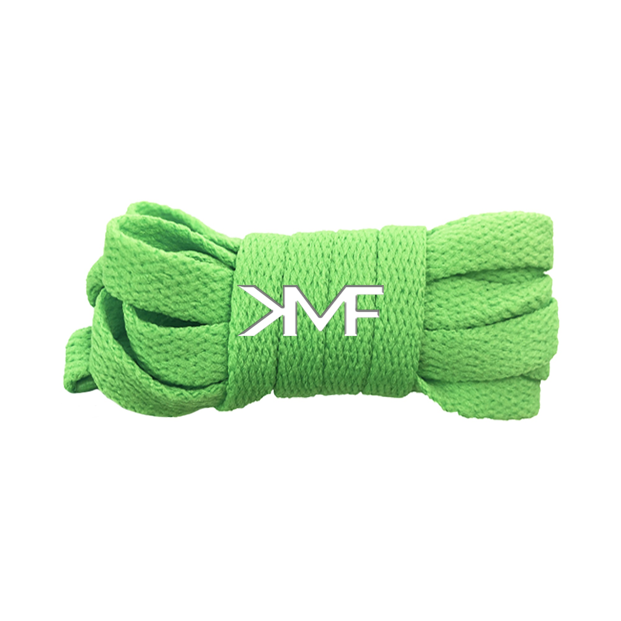 Spotlight Green Classic Flat Shoelaces