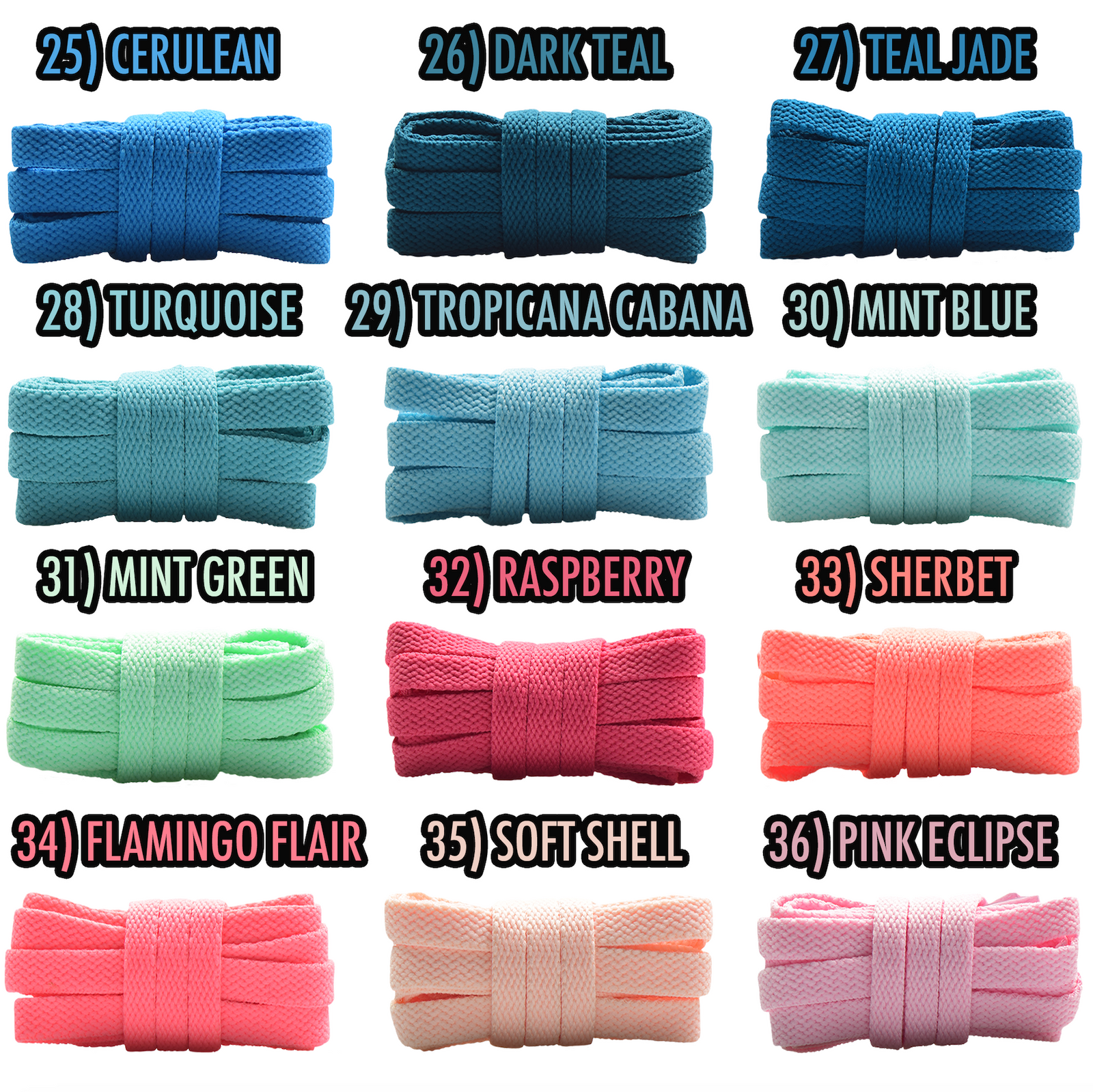 Premium Flat Shoelaces