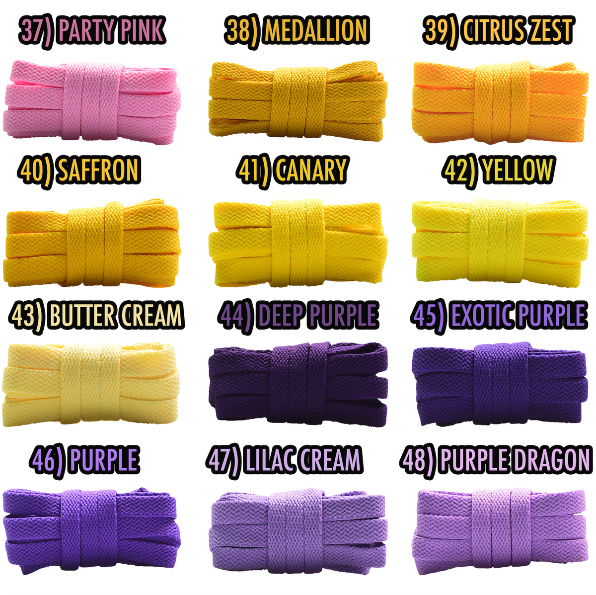 Premium Flat Shoelaces