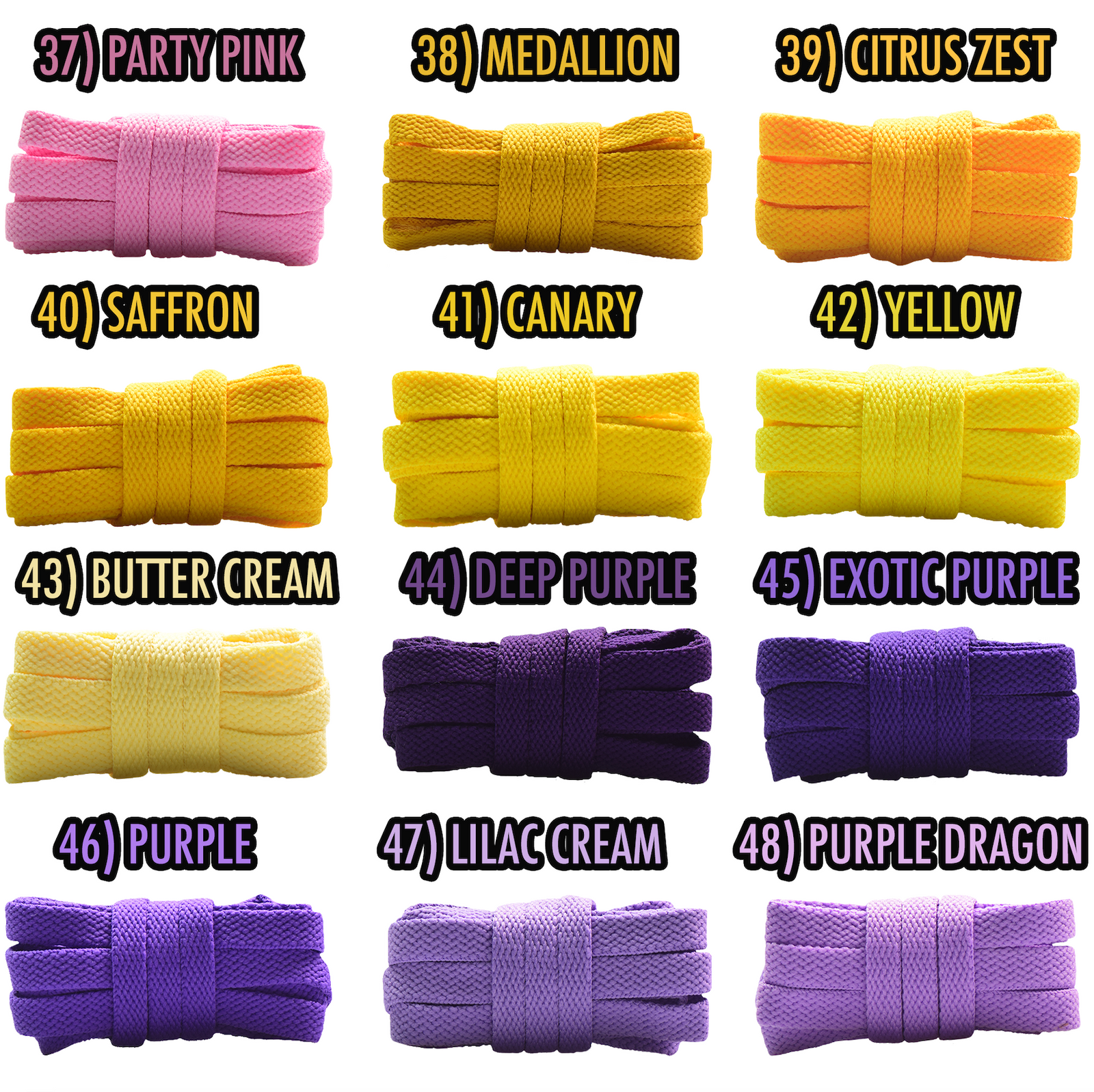 Premium Flat Shoelaces
