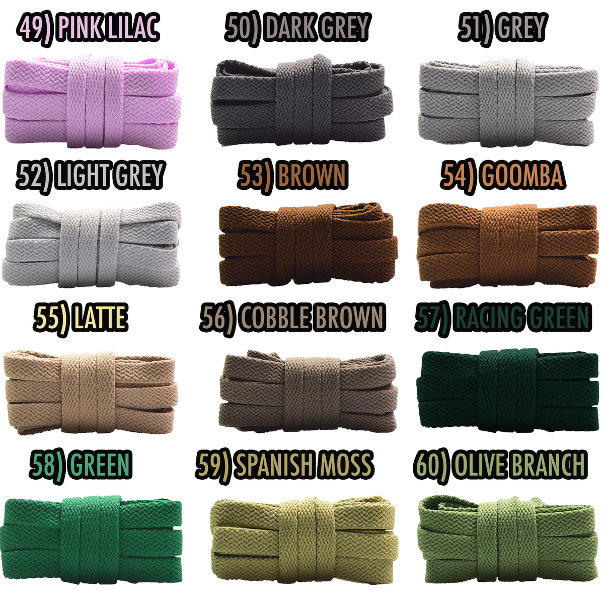 Premium Flat Shoelaces