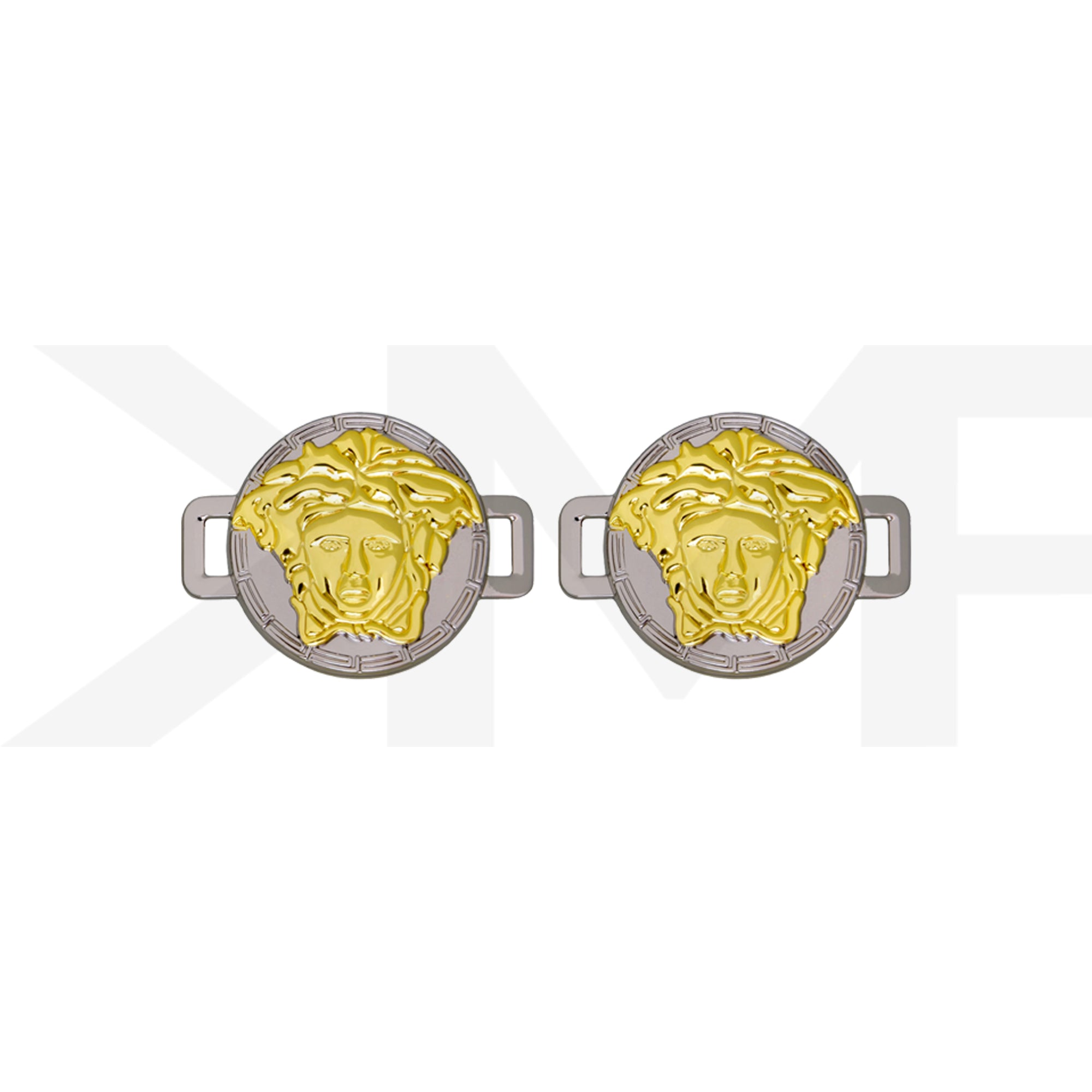 Silver / Gold Medusa Head Dubraes