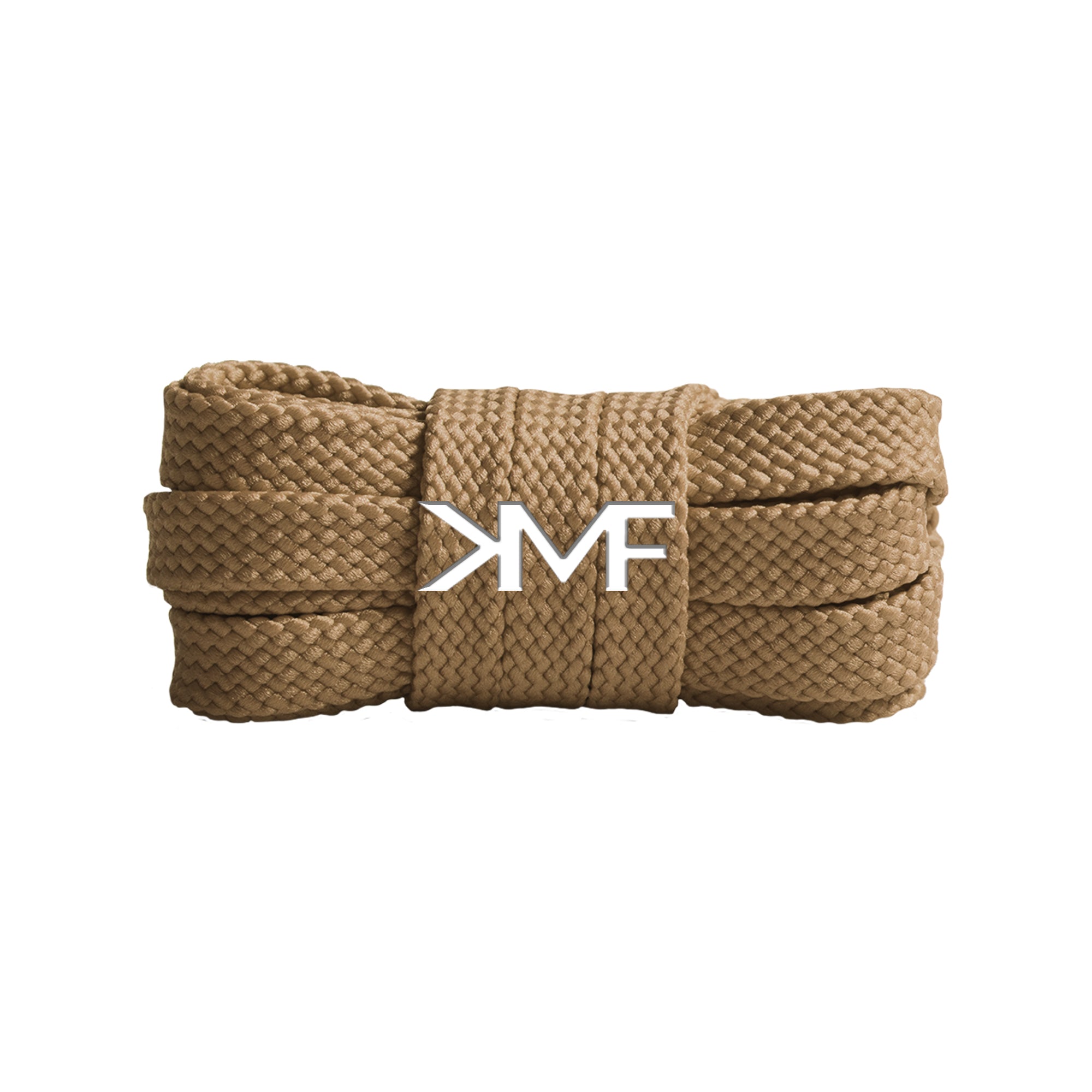 Tan Tread Flat Shoelaces