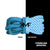 Typhoon Blue Classic Reflective Rope Shoelaces