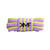 Violet Yellow Dual Tone Flat Shoelaces