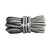White & Black Boot Rope Shoelaces