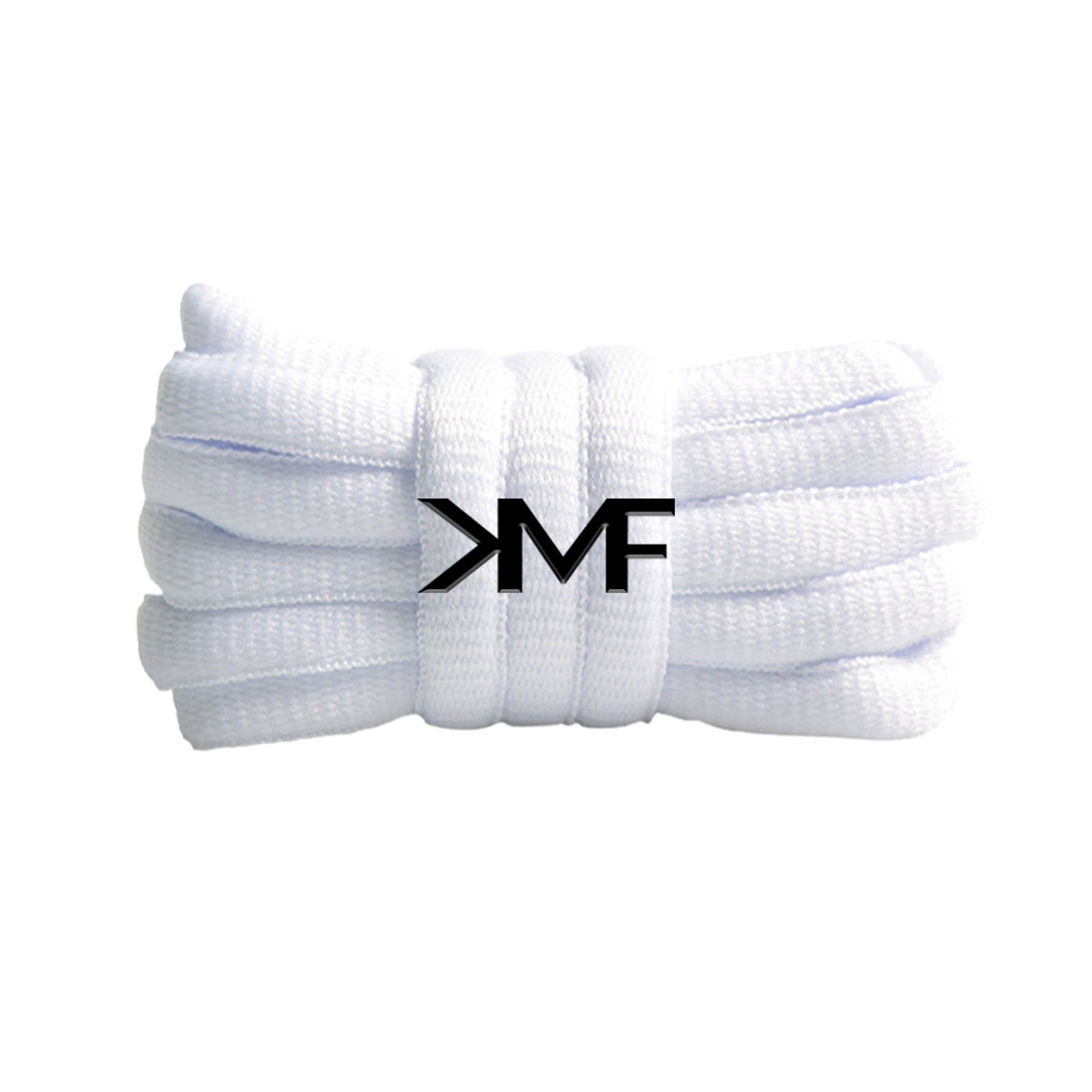 White Premium Classic Thick Oval Shoelaces