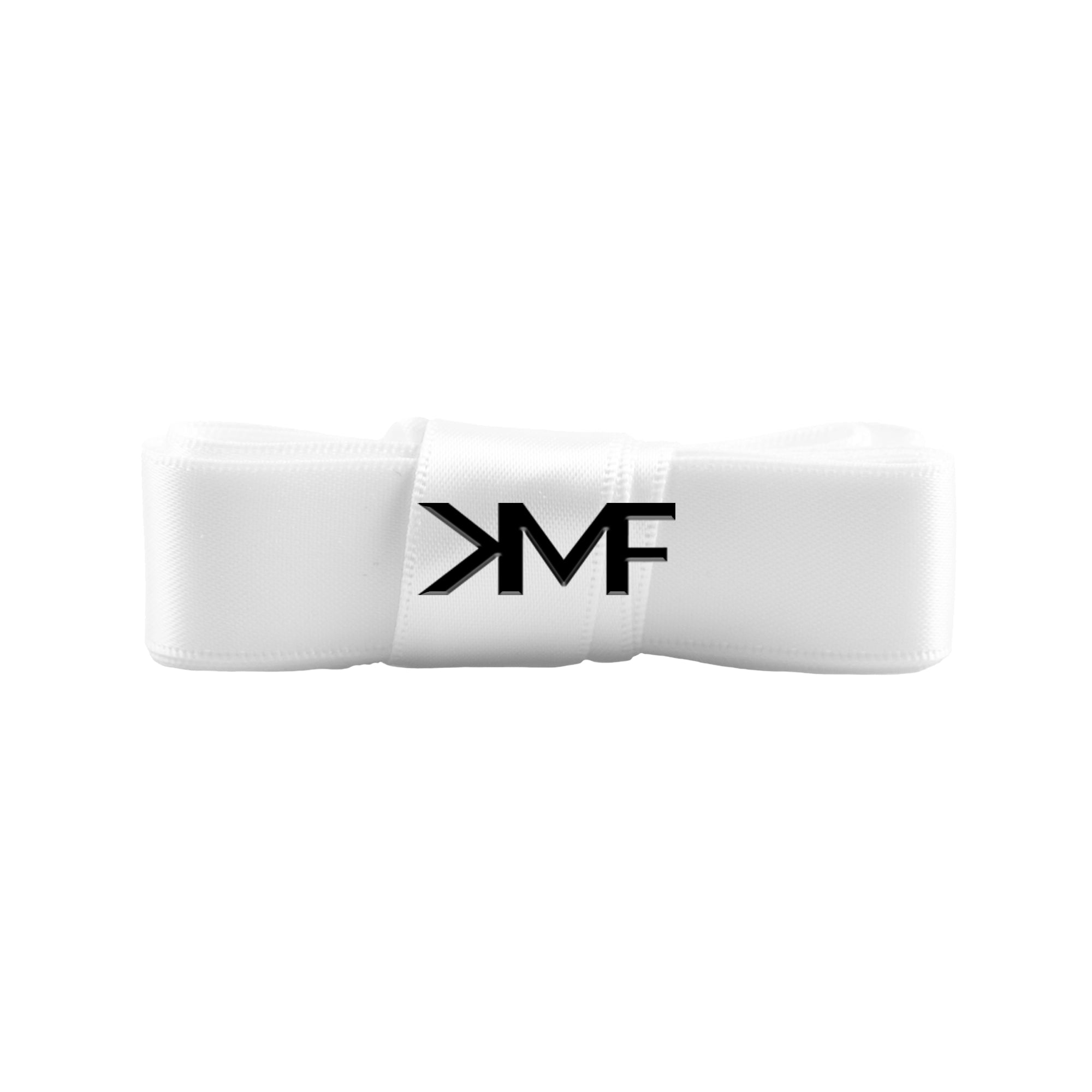White Silk Ribbon Flat Shoelaces