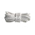 White Wax Twisted Rope Shoelaces