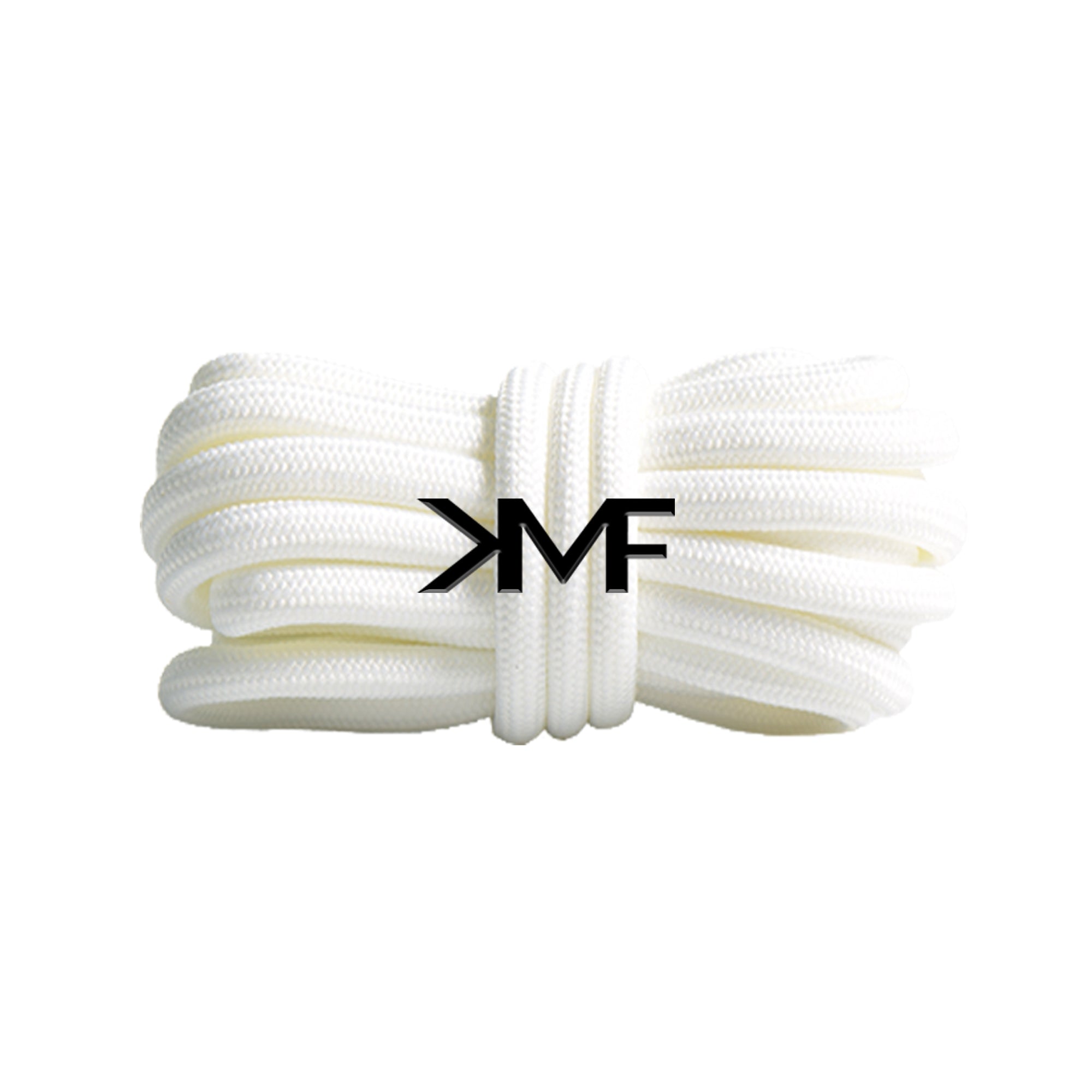White Boost 350 Premium Rope Shoelaces