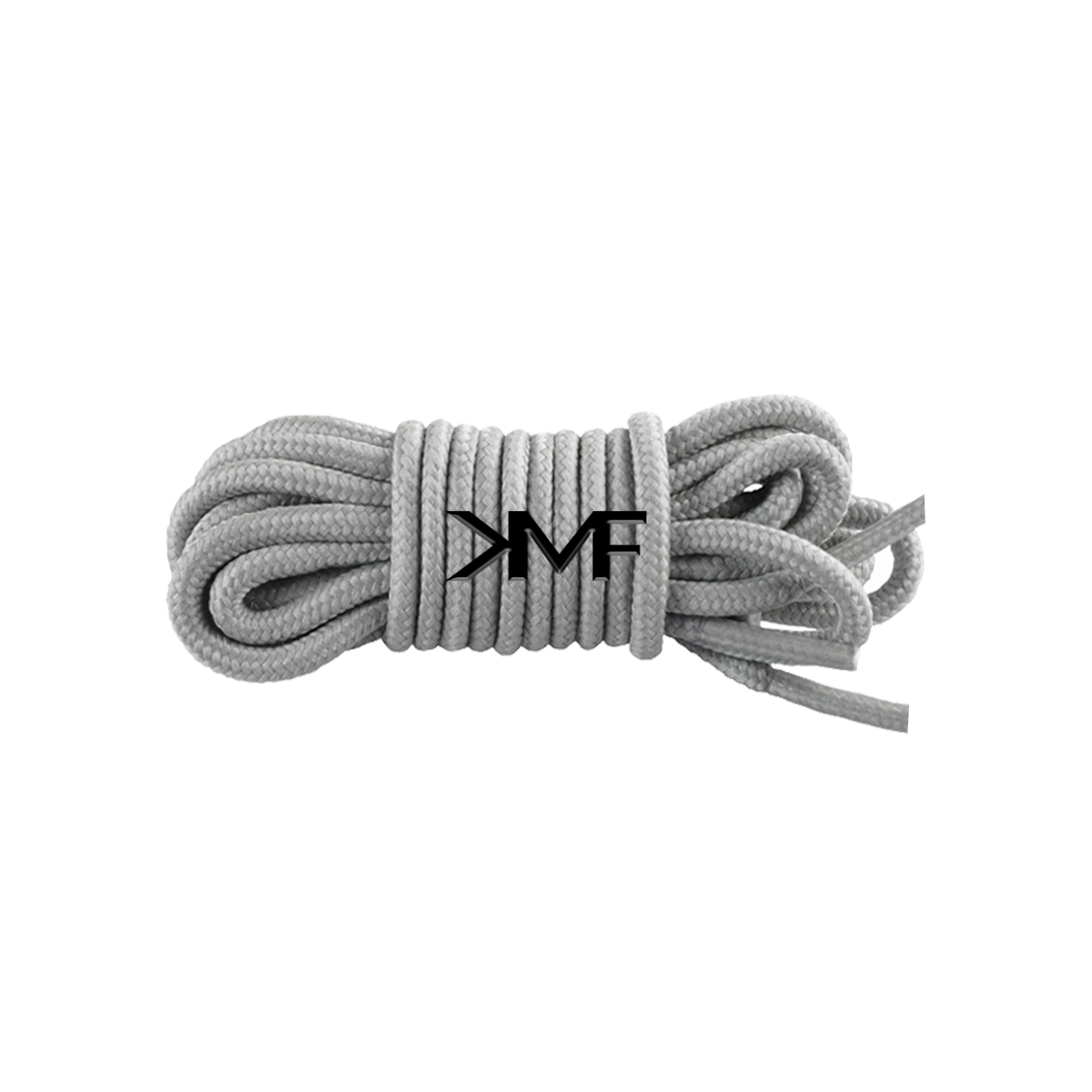 Wolf Grey Classic Thin Round Shoelaces