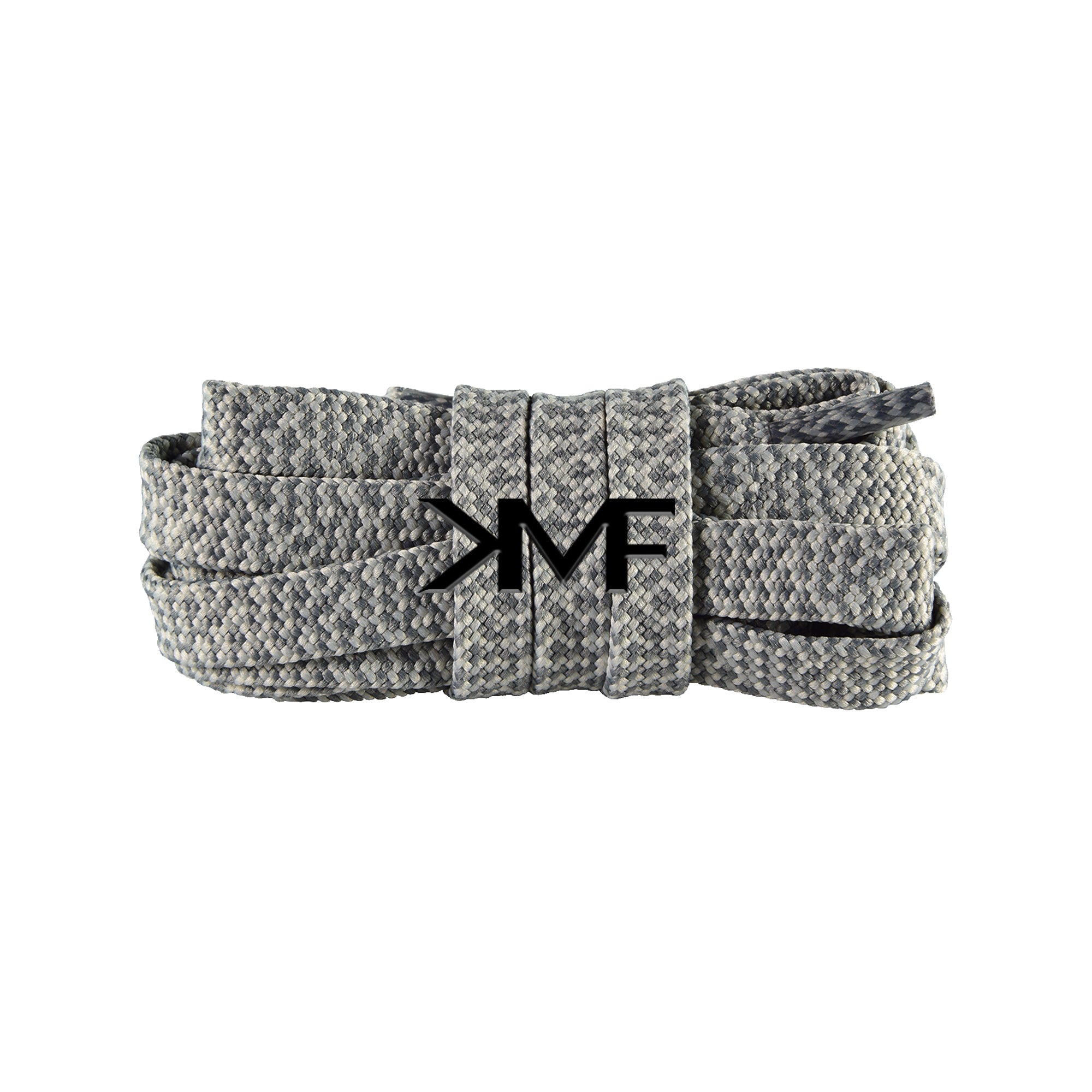 Wolf Grey Turing Flat Shoelaces
