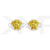 White / Gold Medusa Head Dubraes