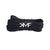 Black Slim Glitter Flat Shoelaces